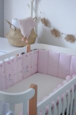 Бампер з 3-х частин Baby Veres Play with me pink